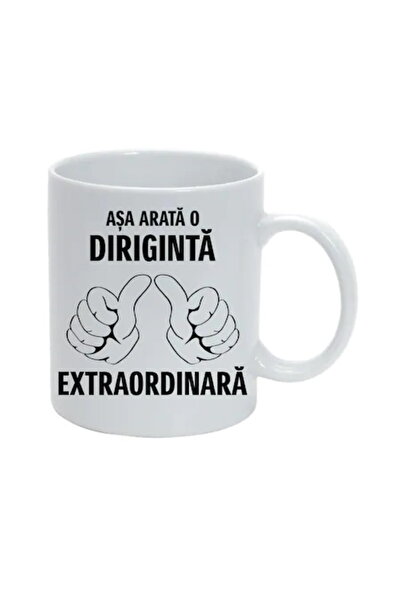 OEM Cana albă personalizată „Așa arată un profesor extraordinar”, INOVATIX®. ...