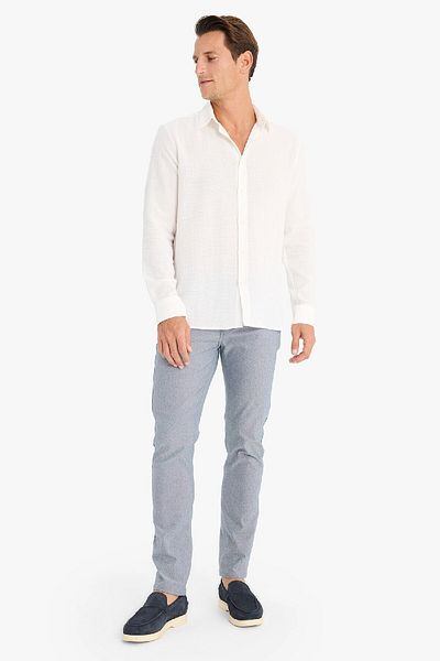 DeFacto Regular Fit Polo Neck Long Sleeve Shirt D7394Ax25Sp