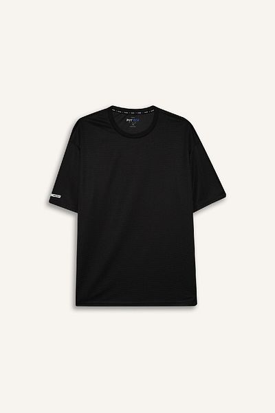DeFacto Μπλουζάκι Boxy Cut Crew Neck Sportsman - Arma Printed, κοντό μανίκι D6726ax25sp