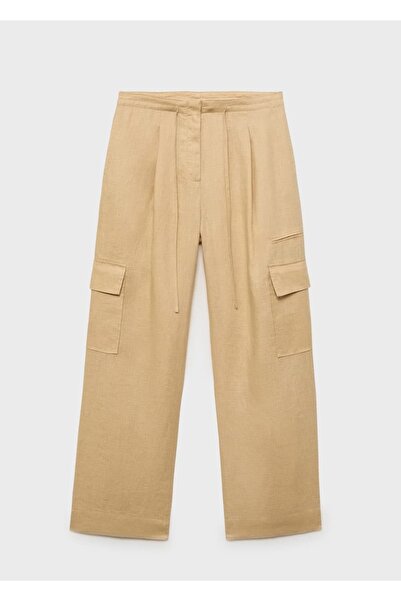 MANGO Woman Keten kargo pantolon