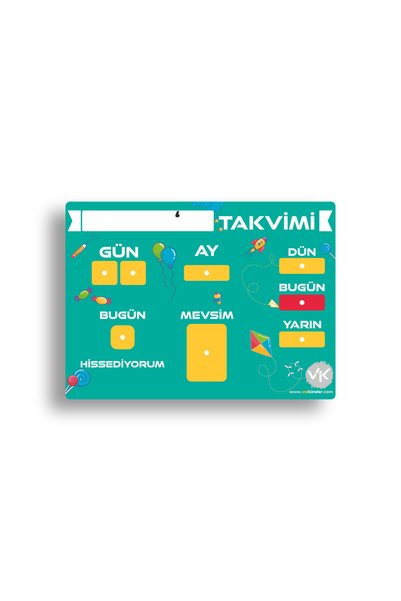 volkinder Children's Calendar (Velcro)