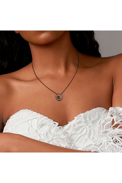 Tommy Hilfiger Dámský šedý náhrdelník z nerezové oceli