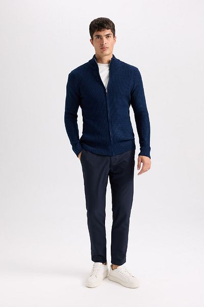 DeFacto Twill-Chinohose, schmale Passform, schmales Bein, Basic, gerade, mit Taschen B2091ax24au
