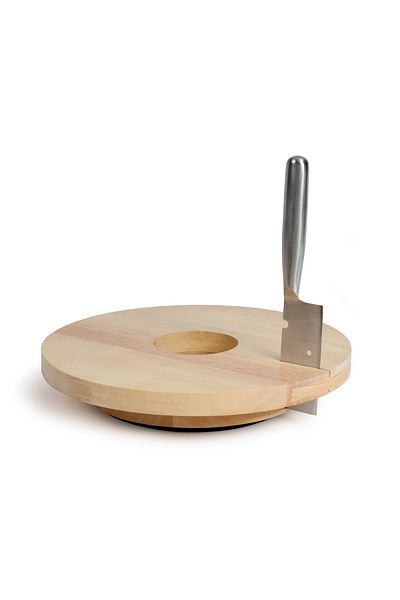LİVOO Drevený otočný tanier Livoo MES139, priemer 28 cm