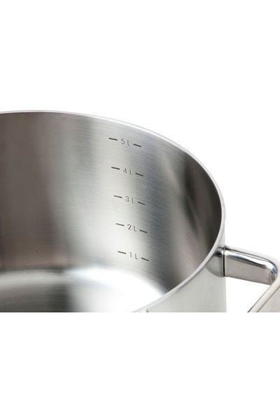Domo Healthy and tasty HT1004 stainless steel pot with lid, 24 cm, 5 L