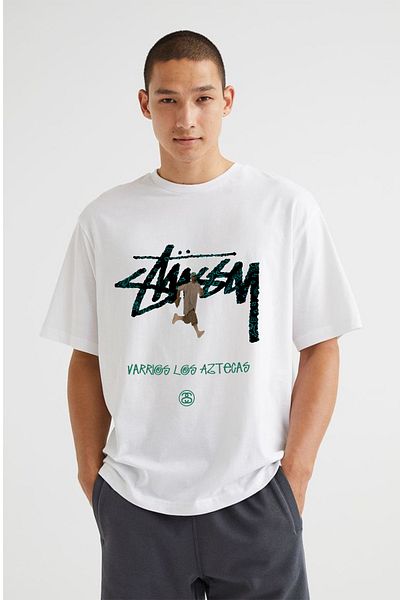 Grove Fashion St Aztecas Printed Unisex Oversize T-Shirt