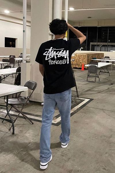 Grove Fashion St Style Back Printed Unisex Oversize T-Shirt