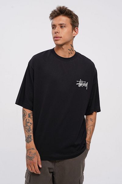 Grove Fashion ST Graffiti Side Printed Unisex Oversize T-Shirt
