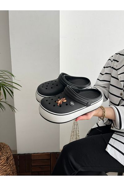 Behtah Kundura Closed Front High Platform Sole Kross Slippers Garden Pool Beach Cook Doctor Nurse Daily Slippers