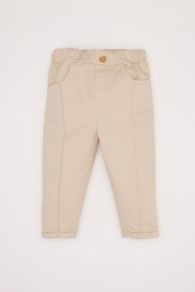 DeFacto 2-teiliges Set für Babys, gemusterte Hose mit elastischem Bund, D9337a525sp
