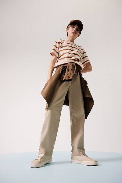 DeFacto Boys Standard Leg Gabardine Trousers D7679A825Sp