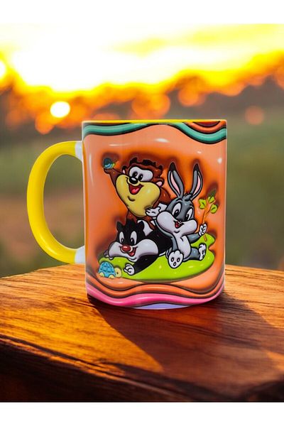 mug shop Baby Looney Tunes Premium Gift Mega Mug Cup, Birthday Gift