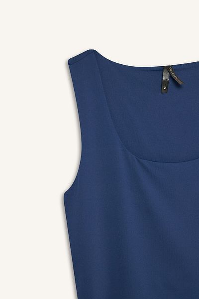 DeFacto Slim Fit Slim Fit Basic Basic Square Collar Tank Top C2622ax25sp