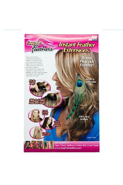 Generic 2PSC Easy Wear Feather Hair Extensions