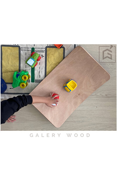Galery Wood 0-3 Years Old Balance Balance Board, Montessori Balance Board, Natural Wooden Children's Toy, Sports Equipment, m