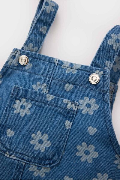 DeFacto Rochie Salopet Jean cu Motiv Fetiță D9426a525sp