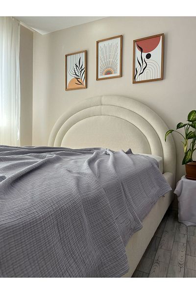 GİNETEKS 4 Layer King Size Muslin Bedspread (230X250)