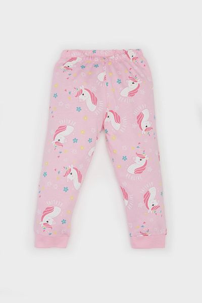 DeFacto Pyjama-Set für Babys mit Einhorn-Aufdruck – langärmlig, dehnbare Taille, lange Nachtwäsche E0763A52