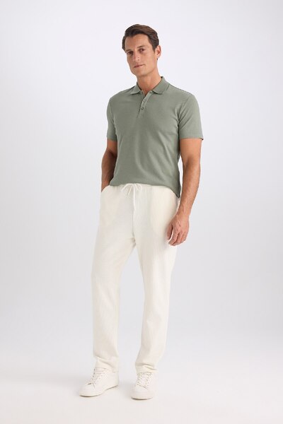 DeFacto Straight Leg - Lace-Up Waist Sweatpants with Pocket Detail - D9701Ax24Au