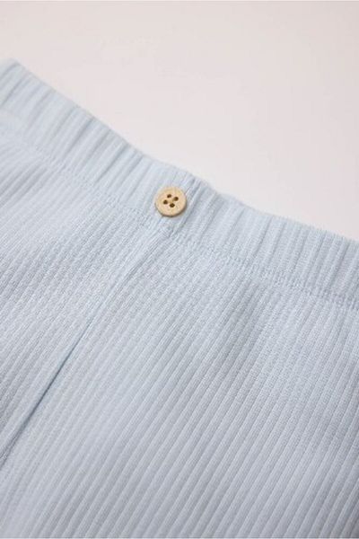 DeFacto Baby Girl Elastic Waist Ribbed Camisole Shorts C1460A525Sm