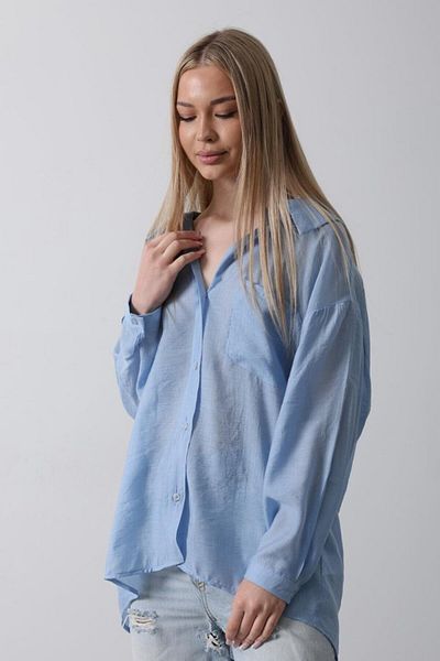 modaserdem Cămașă oversize pentru femei cu buzunare -