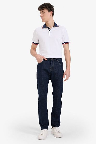 DeFacto Slim Fit Slim Fit βαμβακερό κοντομάνικο μπλουζάκι πόλο D7666ax25sp
