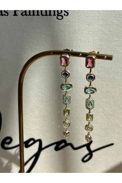 Store Colored Stone Earrings