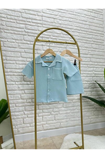 Alvadonna Σετ μπλουζάκι με κάτω μέρος για αγόρι με γιακά πόλο