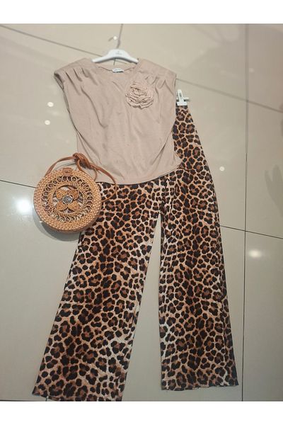 MODA Leopard Print Ful Lycra Stylish Pants