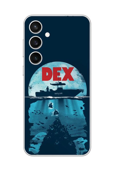 Dali Design Samsung Galaxy S23 Compatible Transparent Case Dex Design