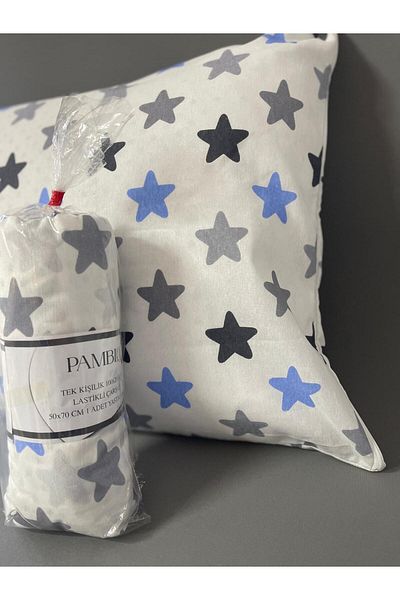 Pamuku Patterned Single Fitted Sheet Set 100X200 cm