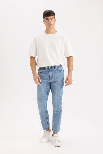 DeFacto 90's Slim Fit Skinny Leg Jean Washable Παντελόνι E1614ax24au