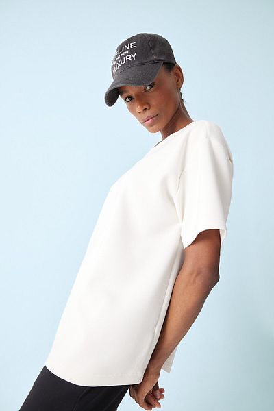 DeFacto Defactofit Oversize Wide Fit Cycling Neck Athlete Modal Short Sleeve T-Shirt D7127Ax25Sp