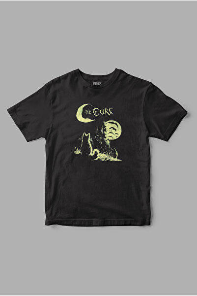 donamod تيشيرت مطبوع عليه صورة قطة من فرقة ذا كيور