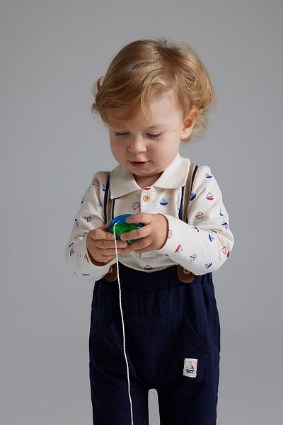 DeFacto Baby Boy 2 Piece Set Pants Suspender Pants D9087A525Sp