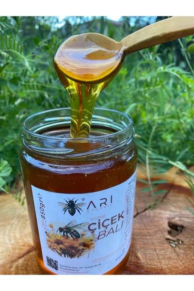 ARI ORGANIC Yayla Çiçek Balı 850gr Doğal Hakiki, Saf Bal (TANITIM AMAÇLI)