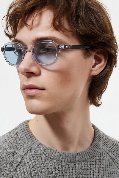 EYE OF HORUS Mihenk-Eoh91033 C8 Light Gray Unisex Sunglasses