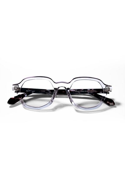 EYE OF HORUS Light Gray Acetate Blue Light Screen Glasses Mihenk-Eoh91033