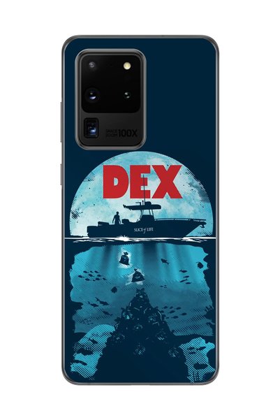 Dali Design Samsung Galaxy S20 Ultra Compatible Transparent Case with Dex Design