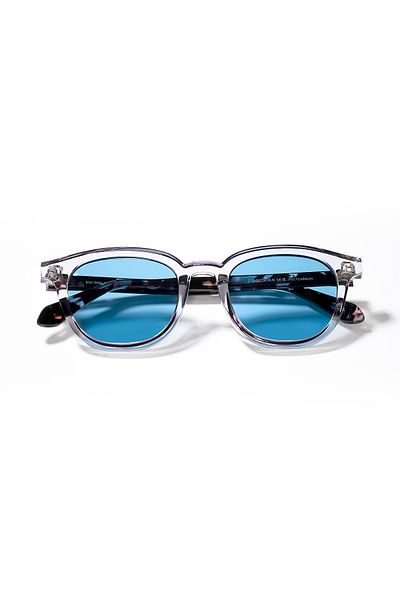 EYE OF HORUS Aventurine-3000 C7 Gray Acetate Unisex Sunglasses