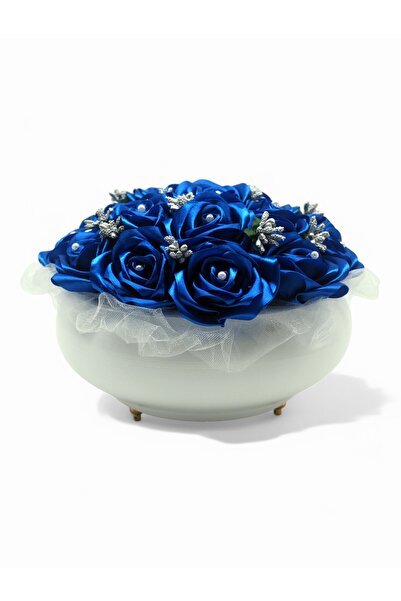 shop MAVİ SATEN GÜL BUKETİ