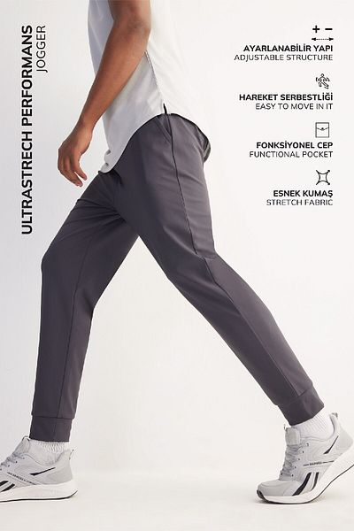 DeFacto Slim Fit Slim Fit Εφηβική αθλητική φόρμα πολλαπλών λειτουργιών Ultrastrech Athlete Jogger