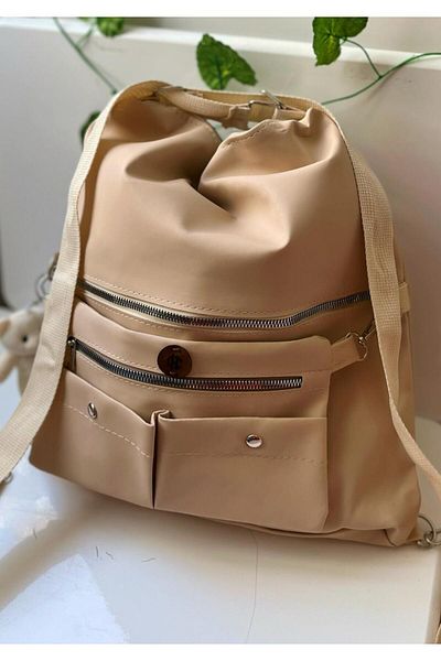 HC BAG Oxfor Fabric Backpack and Handbag with Double Straps Waterproof