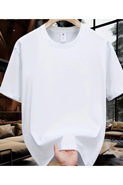 donamod Unisex White Oversize Tshirt