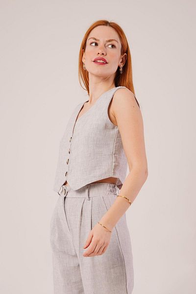 modaserdem Melted Pattern Gray Suit