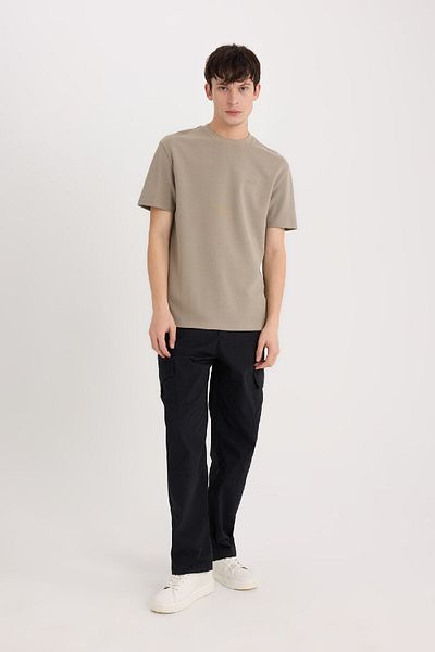 DeFacto Regular Fit Crew Neck Printed Short Sleeve Heavy Fabric T-Shirt D5514Ax25Sp
