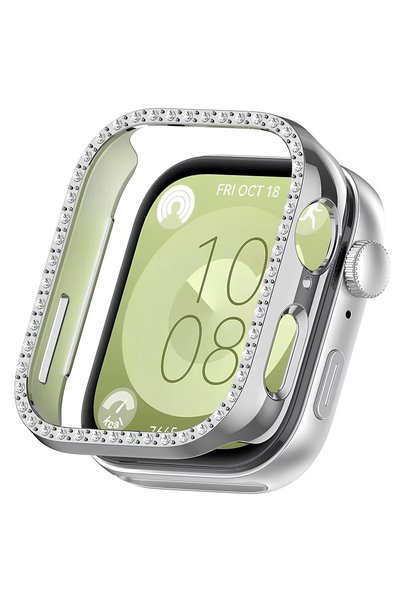 Nextron Huawei Watch Fit 3 Uyumlu Taşlı Kasa Koruyucu Sert Pc Yüksek Kaliteli...