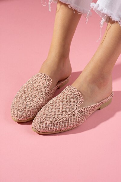 FUGA MODA Gandal Powder Knitwear Knitted Detailed Slippers