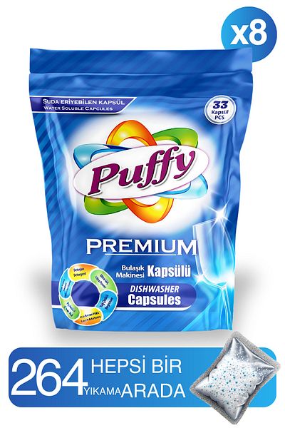 Puffy Premium Dishwasher Capsule 264 Washes