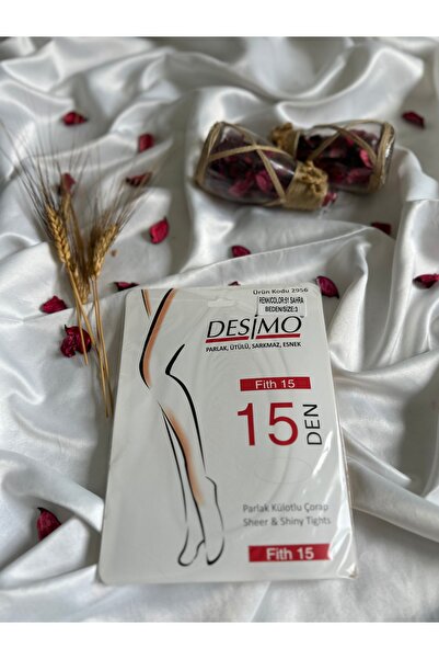 cicekay tekstil Kadın Kilotlu Çorap - Fit 15 Den - 2 Adet Esnek Süper Ince Pa...